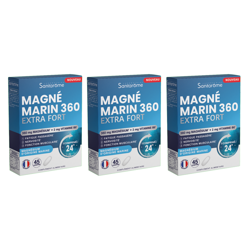 Magnésium Marin Et Vitamine B6 | Santarome