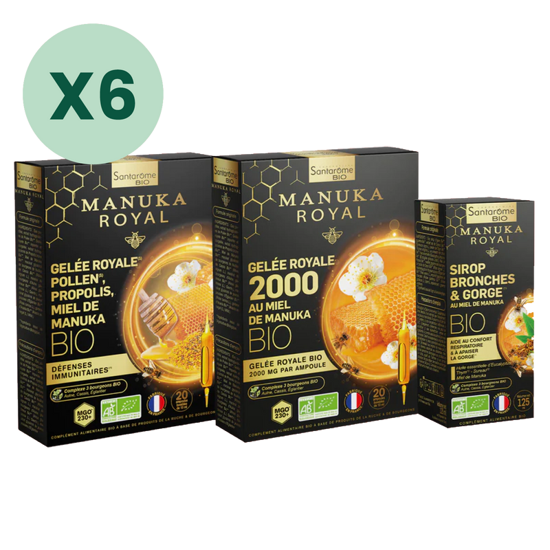Acheter Pack Immunité Manuka Royal - Ampoules I 100% Bio